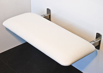 Sapphire Padded Folding Shower Seat for Elderly and Disabled