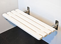 Sapphire Slatted Folding Shower Seat