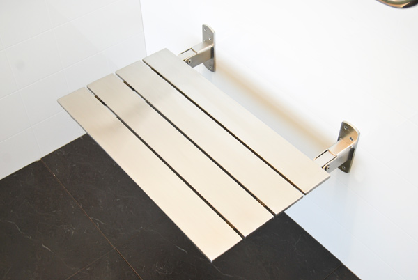 Stainless Steel Folding Shower Seat for Elderly and Disabled