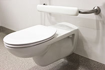 Toilet Seat Support Rail