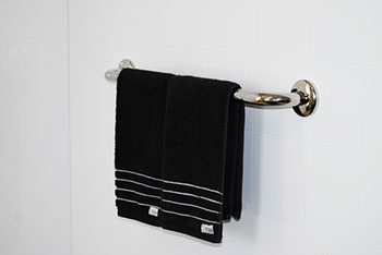 Stainless steel heavy duty towel rail SuperQuip Stainless Steel Safety Rails for Accessible Toilets and Disabled Bathrooms